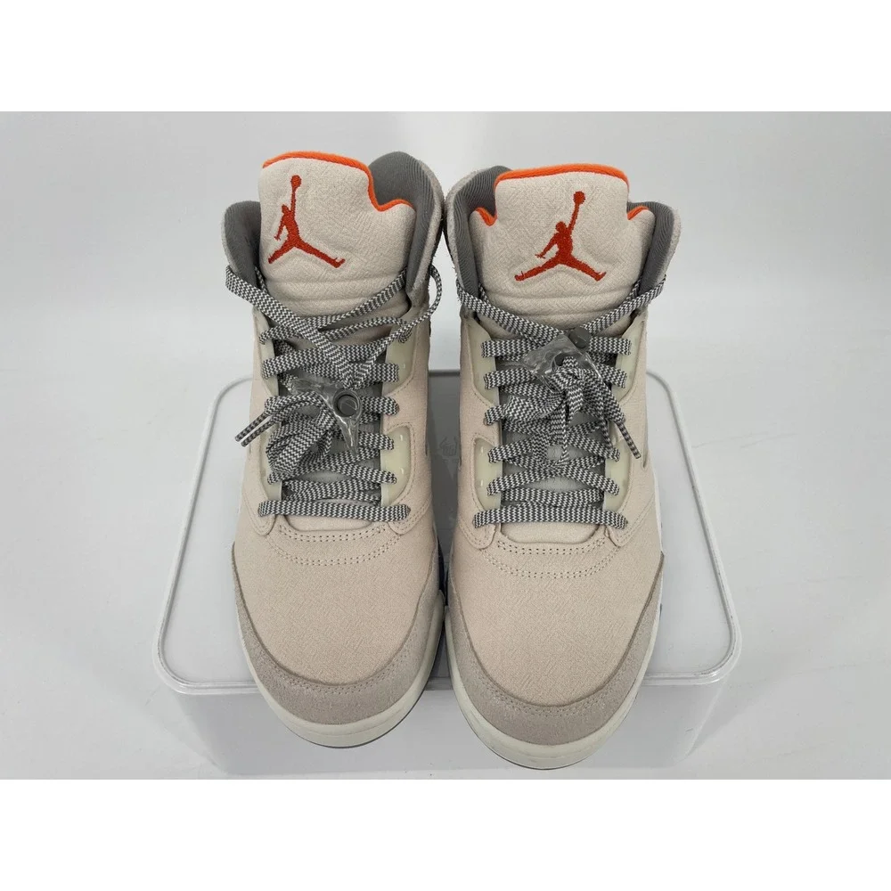 Jordan Air Jordan 5 Retro SE Craft Light Orewood Brown Safety Orange Excellent